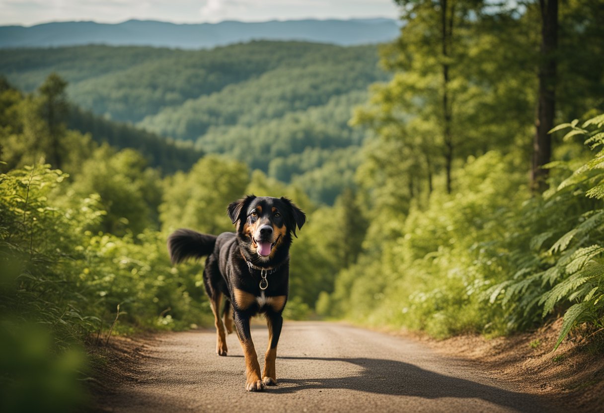 Dog hiking trails near me