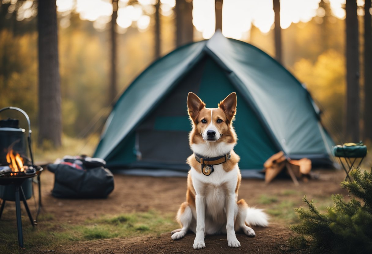 Setting Up Camp with Your Canine Companion
