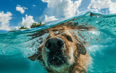 How to teach a dog to swim